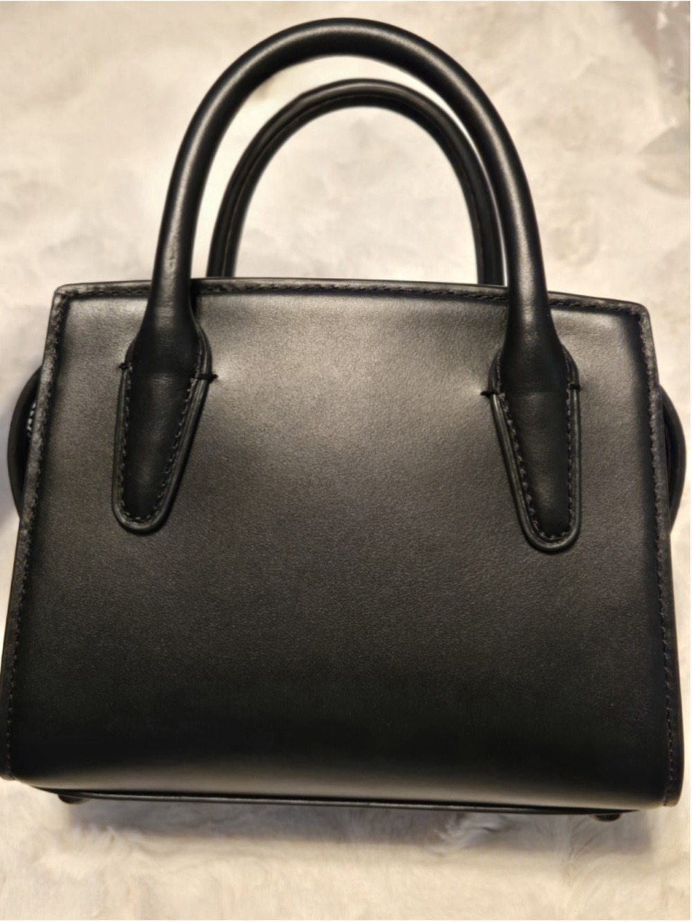 NWOT Coach Andrea Carryall Shoulder Bag Black CP081 - Picture 2 of 6